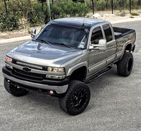 Nice build! | Lifted Silverado Lifted Silverado, 2002 Chevy Silverado, Chevy Trucks Silverado, Silverado Truck, Trucks Lifted Diesel, Duramax Diesel, Mud Trucks, Custom Chevy Trucks, Lifted Chevy