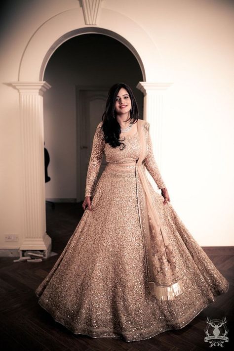 Photo of Shimmer Gold Sabyasachi Lehenga Engagement Party Dress, Engagement Dress For Bride, Sari Lehenga, Dress For Bride, Golden Gown, Indian Wedding Lehenga, Indian Wedding Gowns, Punjabi Salwar, Gown Gold