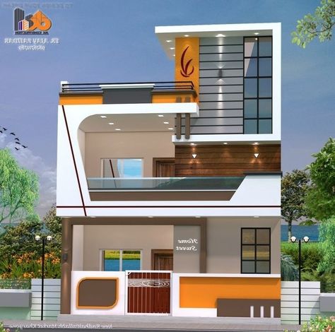 Front Building Design, Home Elevation, Small House Exteriors, Single Floor House Design, 2bhk House Plan, House Outer Design, Little House Plans, House Roof Design, Small House Elevation