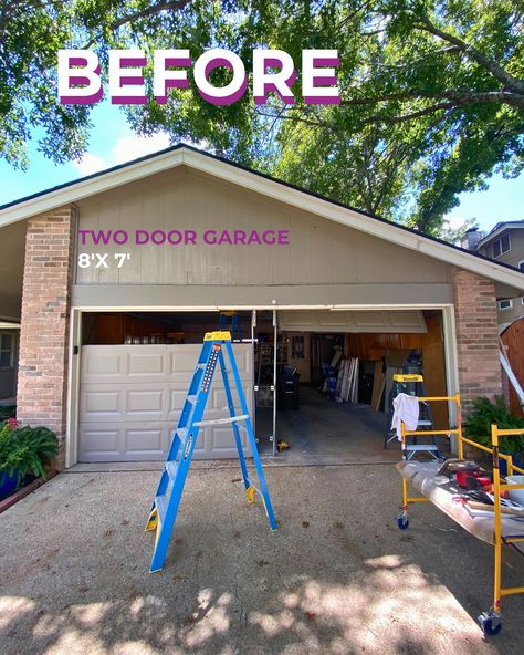 ✨ Before & After Magic ✨ Swipe to see how we took this garage from a pair to a polished single door!! 🚪🔧 • Transforming two 8’x7’ garage doors into one sleek 16’10”x7’ door not only enhances curb appeal but also boosts functionality. Whether you’re upgrading for aesthetics or convenience, our team ensures every detail is perfect, from start to finish. • Thinking about a garage door transformation? Let’s make your vision a reality! 🙌 • • • • #GarageDoorTransformation #GarageDoorUpgrade #HomeIm... Garage Door Ideas Curb Appeal, Door Transformation, Single Garage Door, Garage Door Paint, Garage Door Repair, Door Upgrade, Single Doors, Garage Door, Curb Appeal