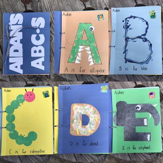 Alphabet Craft Books For Preschool, Pre K Alphabet Book, Preschool Abc Book, Alphabet Book For Preschool, Abc Toddler Craft, Diy Alphabet Books For Preschool, Abc Art For Toddlers, Abc Books Preschool, Letter Books For Preschool