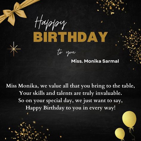 Happy Birthday 🥳🤩🎂🎉 from Entire MKR Family 🏡👨‍‍👧‍👧 Miss Monika! We hope that today is the start of another fantastic year 🥳 filled with new challenges and exciting opportunities 🥰. Best wishes for a happy birthday and a prosperous year ahead ❤️! Happy Birthday Monika, Flowers Photography Wallpaper, Photography Wallpaper, Best Wishes, Happy Birthday To You, The Start, Flowers Photography, Birthday Wishes, Happy Birthday