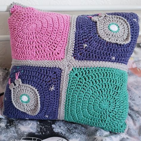 Space crochet pattern. Pdf pattern download in UK and US terms. Etsy AlisonHollowayDesign Space Crochet Pattern, Space Crochet, Cushion Crochet Pattern, Cushion Crochet, Crochet Cushion Pattern, Crochet Sheep, Crochet Cushion, Space Adventure, Space Nursery