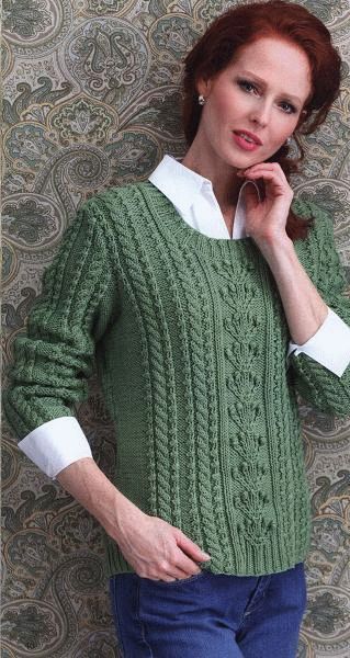 Knitted pullover in aran style. Free knitting pattern. | Knitting and Crochet Sweaters To Knit Patterns, Ladies Pullover Knitting Pattern Free, Knitted Pullover Women Free Pattern, Free Aran Knitting Patterns, Cable Knit Sweater Pattern, Free Knitting Patterns For Women, Ladies Cardigan Knitting Patterns, Aran Knitting Patterns, Womens Knitting Patterns