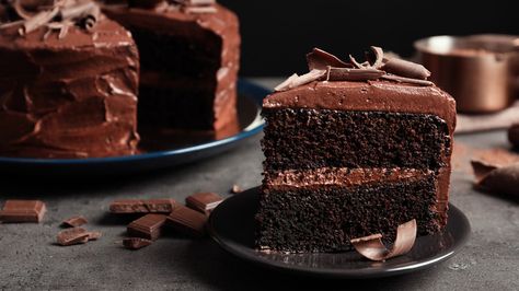 Instantly Elevate Your Next Cake With This Simple Addition Homemade Chocolate Cake, Vegan Chocolate Cake, Devils Food Cake, Baking Substitutes, Baking Cocoa, Tasty Chocolate Cake, German Chocolate Cake, Fudge Cake, Chocolate Icing