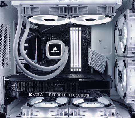 White And Black Pc Build, Black And White Pc Build, Black And White Pc Setup, Black Pc Build, Black And White Pc, Best Pc Setup, Custom Gaming Computer, Dream Setup, Best Gaming Setup