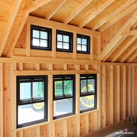 Dormers provide additional space and natural light to your shed. We have a variety of styles available to best suit your dream shed. Pictured here is a Transom Dormer on a 12' x 16' Modern Farmhouse Cottage. . #thebarnyard #thebarnyardstore #worldsbestsheds #barnyardsheds #dormer #transomdormer #cottage #modernfarmhouse #farmhouse #shed #sheshed #naturallight #light #tby62963 Shed Dormers On Front Of House, Attic Dormer Addition, Modern Farmhouse Shed, Shed Dormer Addition, Farmhouse Shed, Board Batten Siding, Dormer Addition, Cape Cottage, Farmhouse Colors