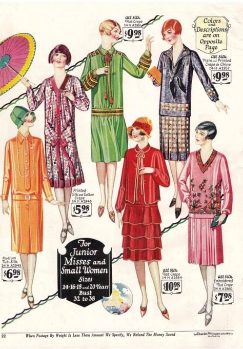 1927 Fashion, 1929 Fashion, Fashion Catalogue, Bees Knees, Fashion Plates, Silk Printing, On Tumblr, Product Description, Kids Outfits