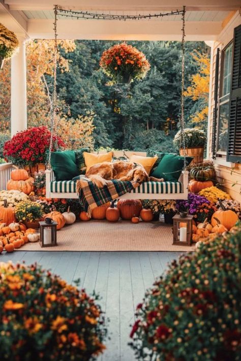 Fall Patio Decor, Fall Patio, Fall Front Porch Decor, Cute Fall Wallpaper, Fall Front Porch, Fall Decorations Porch, Fall Front, Fall Signs, Fall Outdoor