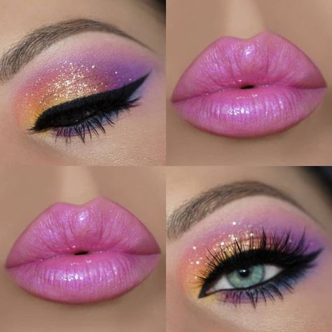 Lip Ideas, Rosa Make-up, Mascara Hacks, Make Up Designs, Smink Inspiration, Makijaż Smokey Eye, Colorful Eye Makeup, Makeup Eye Looks, Creative Eye Makeup