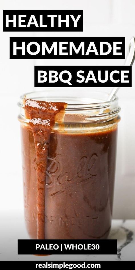 Whole 30 Barbeque Sauce, Whole 30 Bbq Sauce, Homemade Barbeque Sauce, Paleo Bbq Sauce, Fries Chicken, Homemade Bbq Sauce, Brown Sugar Recipes, Barbeque Sauce, Bbq Sauce Recipe