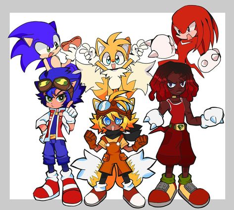 Sonic Tails And Knuckles, Tails And Knuckles, Sonic Tails, Sonamy Comic, Sonic Funny, Sonic Franchise, Hedgehog Art, Sonic And Shadow, Sonic Boom