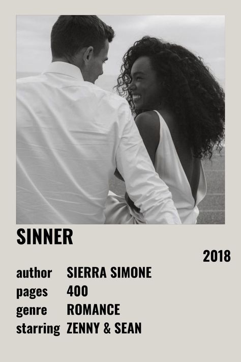 Sean Bell Sierra Simone, Sinner Sierra Simone Aesthetic, Sinner Sierra Simone, Bf List, Sierra Simone, Shantel Tessier, College Motivation, Fan Drawing, Book Poster