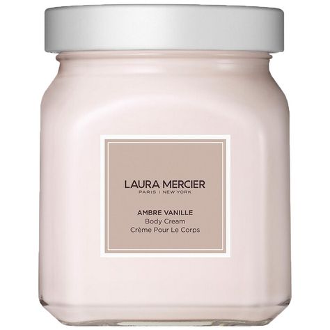 Ambre Vanillé Soufflé Body Crème - Laura Mercier | Sephora Body Creme, Vogue Beauty, Rice Bran, Polysorbate 80, Rice Bran Oil, Vitamin B5, Laura Mercier, Vitamin A, Grapeseed Oil