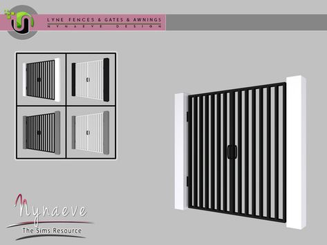 NynaeveDesign's Lyne Gate 2x1 Sims 4 Build Mode, Die Sims 4, Sims 4 Tsr, The Sims 4 Pc, Sims 4 Clutter, Tumblr Sims 4, Sims 4 Expansions, Play Sims, Free Sims