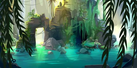 ArtStation - Mermaid Lagoon, Angie Blakewood Neverland Mermaids, August Spread, Mermaid Palace, Fantasy Quest, Journal August, Disney Room, Mermaid Cove, Digital Inspiration, Mermaid Lagoon