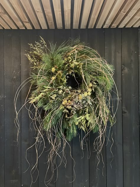 Store 2 — Nogori Flowers Contemporary Christmas Wreath, Modern Christmas Wreaths, Fresh Wreaths Christmas, Wild Wreath, Unusual Wreaths, Yule Wreath, Live Wreath, Natural Christmas Wreaths, Herb Wreath