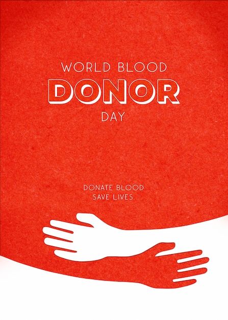 Blood Donation Poster Creative, World Blood Donor Day Poster, Donation Poster, Blood Donation Posters, World Blood Donor Day, Blood Donor Day, Creative Collage, Blood Bank, Blood Donor