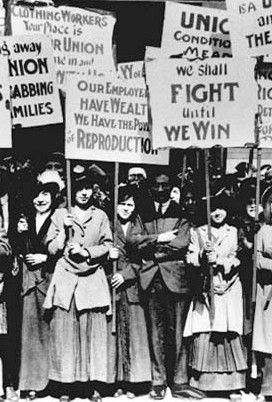 1909 garmet workers strike-1 What Is Labor Day, Triangle Shirtwaist Factory Fire, Bread And Roses, Teacher Union, Protest Signs, Workers Rights, History Projects, Womens History Month, Happy Labor Day