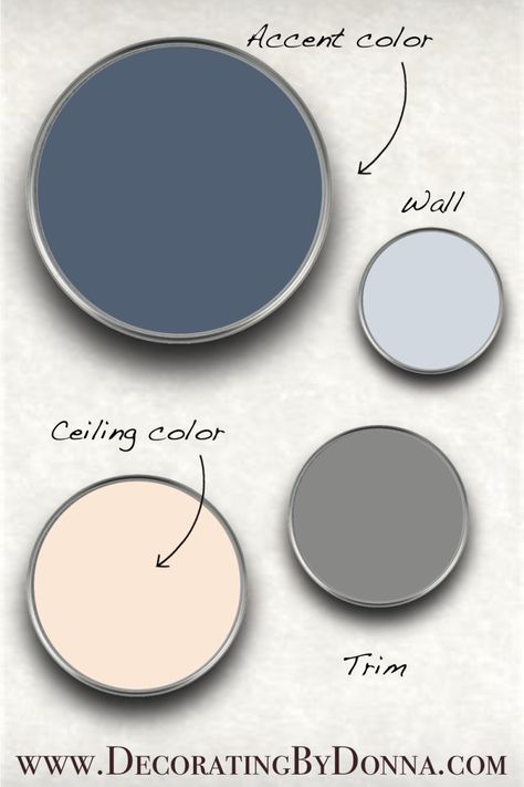 Which Colors Go With Slate Blue? Grey Blue Pallete Color, Bedding For Dark Blue Walls, Slate Blue Bedroom Decor, Colors That Compliment Slate Blue, Dark Blue Accent Wall Bedroom Color Pallets, Slate Blue Office Walls, Slate Blue Palette, Slate Blue Accent Wall Bedroom, Dark Blue Combination Color