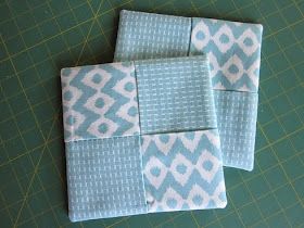 Hot Pads Diy, Sew Gifts, Hot Pads Tutorial, Kitchen Sewing, Fold Towels, Christmas Quilting Projects, Mug Rug Tutorial, Advanced Sewing, Quilted Coasters