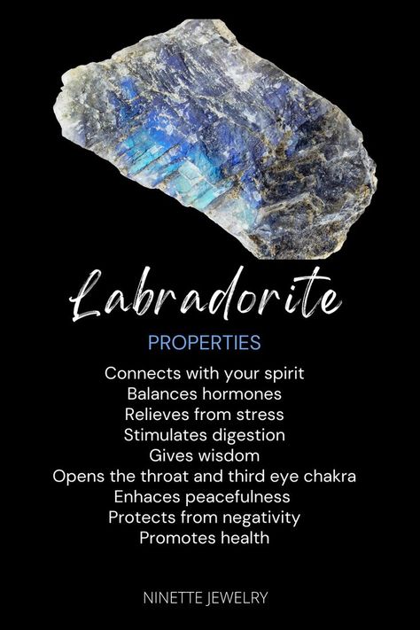 Labradorite has many physical benefits - grab this crystal to relieve arthritis, boost your metabolism and immune system, ease chest infections and cold/flu symptoms. This crystal is also said to regulate hormones, reduce PMS, ease gout and lower blood pressure. #labradorite #stressrelief #healinggemstones #gemstoneaethetic #labradoriteasethetic #gemstoneproperties #naturalhealing #naturalremedy #labradoritestone #labradoritebenefits #labradoriteuses #labradoriteproperties #negativityprotection Labrodite Crystal Benefits, Crystals Properties, Labradorite Benefits, Meditative Space, Regulate Hormones, Labradorite Properties, Chest Infection, Reiki Symbols, Gemstone Properties