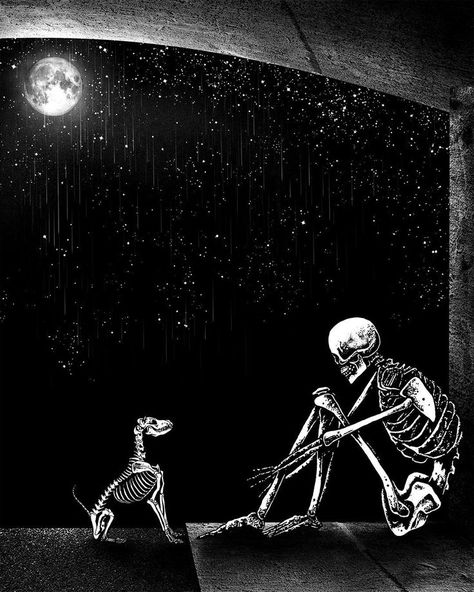 Always Make Me Smile. Art Print. Skeleton Dog Surreal | Etsy UK | Skeleton art, Dog skeleton, Beautiful dark art Skeletons Wallpaper Aesthetic, Surreal Illustration, Skeleton Dog, Skeleton Artwork, Smile Art, Dog Skeleton, Gothic Home, Skeleton Art, Pet Art