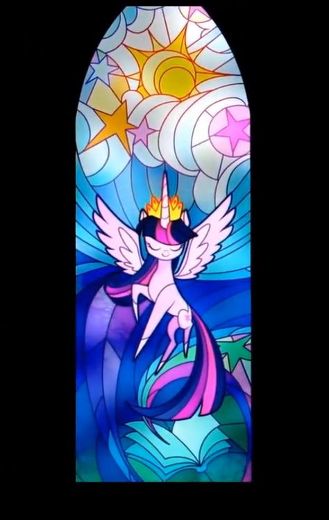 Mlp Stained Glass Window, Catholic Church Stained Glass, My Little Pony Poster, My Little Pony Twilight, My Little Pony Wallpaper, My Little Pony Comic, My Little Pony Characters, My Little Pony Drawing, Mlp Pony