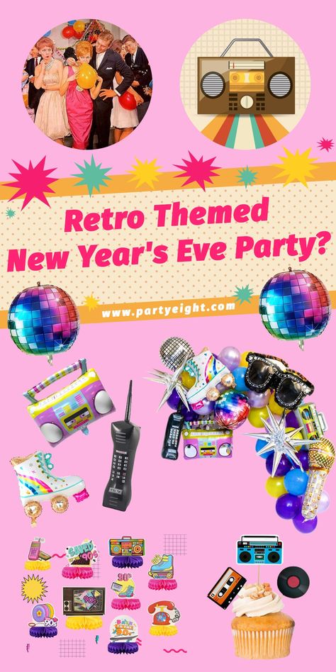 80s New Years Eve Party, 90s Theme Party Decorations, 90s Theme Party, 80s Theme Party, New Year's Eve Celebrations, New Year's Eve Party, Nye Party, 80s Party, Polyester Pants