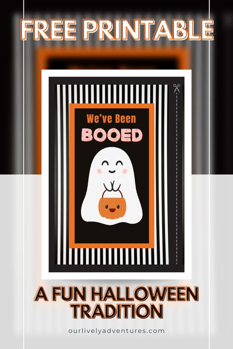 Get the Halloween season off on the right foot by getting the "You've Been Boo'd" tradition started in your neighborhood.  "Boo'ing" your friends and neighbors is such a fun, family-friendly Halloween tradition.  Grab your FREE printable "You've Been Boo'd" sign here! You’ve Been Booed Neighbor, Free You’ve Been Booed Printable, Youve Been Boo’d, Booing Neighbors, You've Been Booed Free Printable, You Have Been Booed, Youve Been Bood, Booed Printable, Been Booed