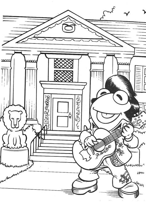 Muppets Coloring Pages, Charlie Brown Coloring Pages, Character Coloring Pages, Cartoon Stars, Coloring Pages Disney, Baby Coloring Pages, Sesame Street Muppets, Coloring Stuff, Fraggle Rock