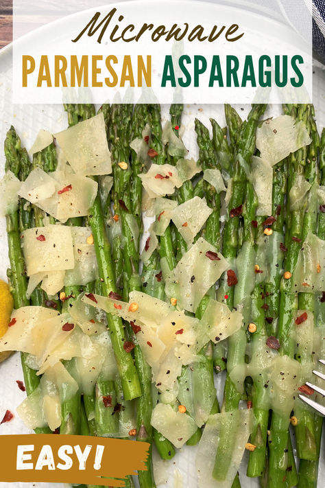 microwave asparagus Microwave Asparagus Recipes, Steamed Asparagus Recipes, Asparagus In Microwave, Steam Asparagus In Microwave, Quick Asparagus, Steam Asparagus On Stove, Microwave Asparagus, Asparagus Wraps, Parmesan Asparagus