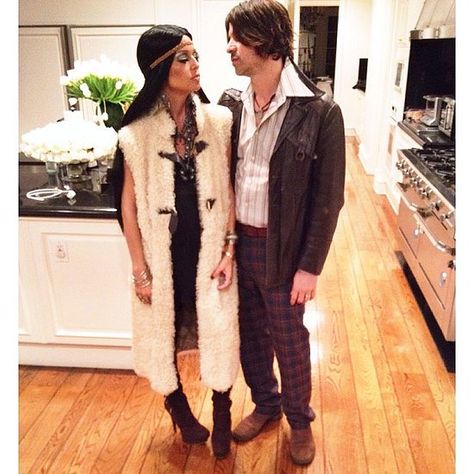 Rachel Zoe and Rodger Berman went as Sonny and Cher for Halloween Sonny And Cher Costume Halloween, Sonny And Cher Costumes, Cher Costume Halloween, Sonny And Cher Costume, Cher Costume, Sonny And Cher, Cher And Sonny, Best Celebrity Halloween Costumes, Celebrity Halloween