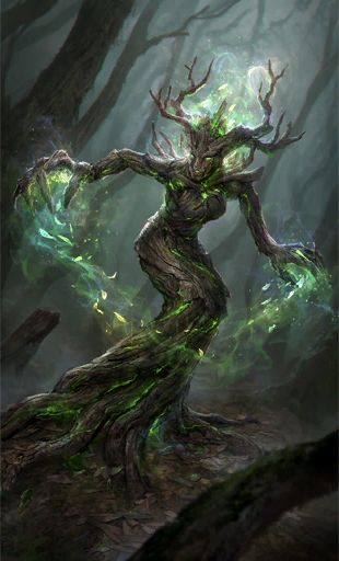 Green-Touched Spriggan | Elder Scrolls | Fandom Drawing Trees, Skyrim Art, Elder Scrolls Art, Half Elf, Heroic Fantasy, Fantasy Beasts, 다크 판타지, Forest Creatures, The Elder Scrolls