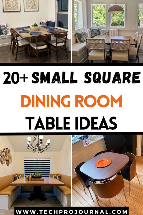 I’m excited to share these small square dining room table ideas that bring balance to compact spaces! Perfect for intimate gatherings, square tables create a cozy spot for dining without crowding your small room. Small Dining Room Big Family, Two Tables In Dining Room, Small Square Dining Room Ideas, Square Dining Room Table Decor, Small Breakfast Table Ideas, Compact Dining Area, Small Square Dining Table Decor, Small Square Dining Room, Square Dining Table Decor