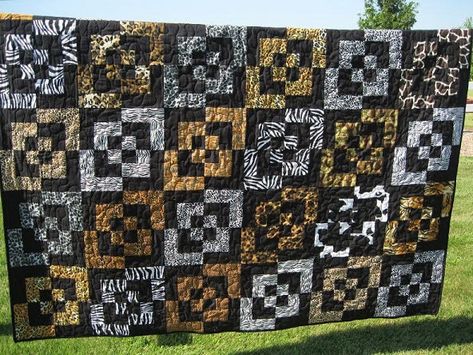 Free "Bento Box" Jelly Roll Tutorial With Animal Print Example! – JellyRollFabric.net Bento Box Quilt, Jelly Roll Patterns, Block Quilts, Quilting Inspiration, Jelly Roll, Animal Skin, Quilt Patterns Free, Animal Prints, Bento Box