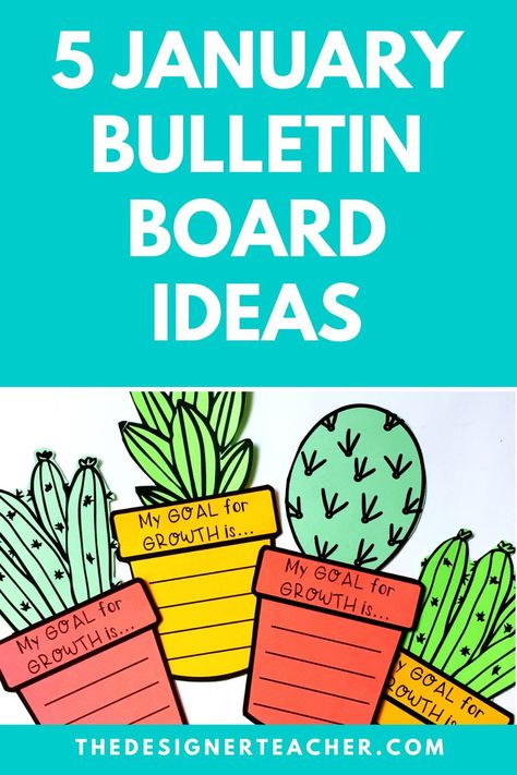 Bultin Boards Ideas Classroom, January Bulletin Boards For School, January School Bulletin Boards, Encouraging Bulletin Boards, 2024 Bulletin Board Ideas, Bulletin Board Ideas For January, Bulletin Board Ideas For Office, New Year Bulletin Boards For School, January Bulletin Board Ideas For School