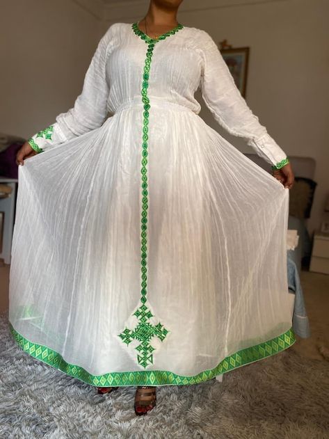 LiyaWear - Etsy Ethiopia Ethiopian Dresses, Amhara Culture, Eritrean Dress, Ethiopian Clothing, Habesha Dress, Ethiopian Traditional Dress, Ethiopian Dress, Habesha Kemis, African Attire