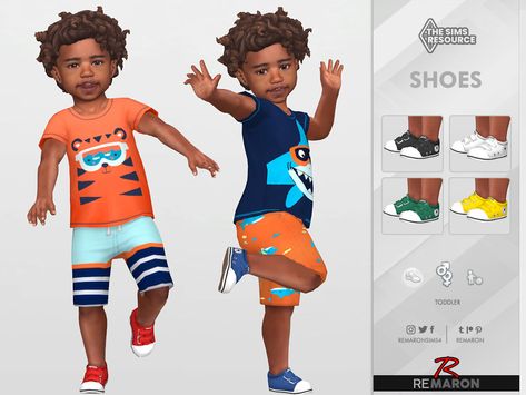 Kids Summer Shoes, Cc Shoes, Sims 4 Cc Shoes, Sims 4 Toddler, Toddler Boy Shoes, Cc Finds, Kids Style, Baby Boy Shoes, Toddler Boy Outfits