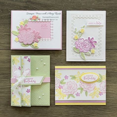 Stampin Up Darling Details Cards, Darling Details Stampin Up Cards, Stampin Up Darling Details, 2024 Family, Stampin Up Card Ideas, Stampin Up Card, August 26, Pretty Flower, Stamping Up Cards