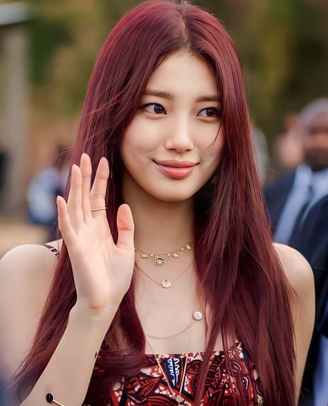 Bae Suzy Suzy Red Hair, Suzy Drama, Suzy Bae, Bae Suzy, Korean Idol, Red Hair, Hair, Red, Pins