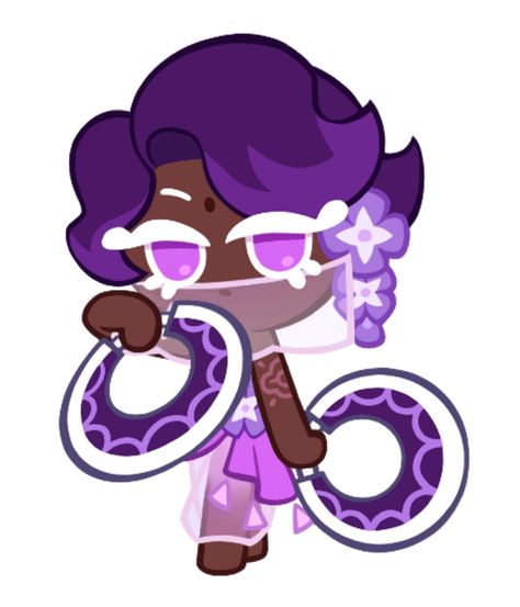 Lilac Cookie | Cookie Run: Kingdom Wiki | Fandom Lilac Cookie, Cookie Run Kingdom, Island Theme, Clotted Cream, Cookie Run, Favorite Cookies, Cookies And Cream, Purple Hair, Character Design Inspiration