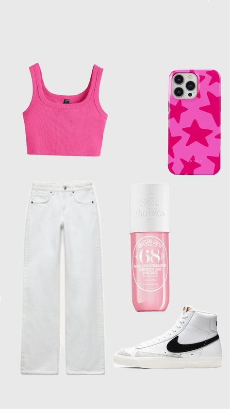 # preppy # Outfit # summer # pink Preppy Outfits Summer, Preppy Ideas, Preppy Summer Outfits, Outfit Collage, Preppy Summer, Preppy Outfit, Gift List, Outfit Summer, Outfits Summer