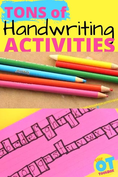 Handwriting Games, To Improve Handwriting, Handwriting Exercises, Fun Writing Activities, Teaching Handwriting, Kids Handwriting Practice, Handwriting Without Tears, Letter Reversals, Improve Writing Skills