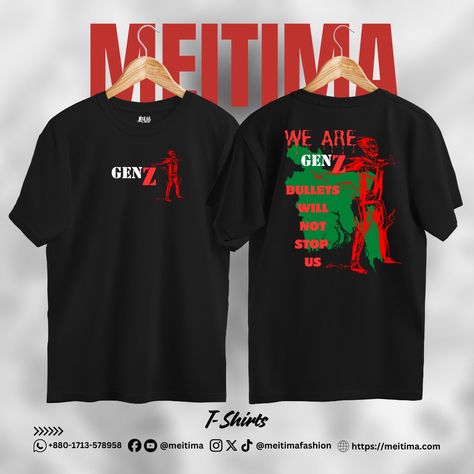 Hello Everyone. Meitima Fashion is back with New Bangladesh Gen-Z T-Shirts Collections. 𝐌𝐄𝐈𝐓𝐈𝐌𝐀 𝐅𝐀𝐒𝐇𝐈𝐎𝐍 𝐆𝐄𝐍-𝐙 𝐂𝐎𝐋𝐋𝐄𝐂𝐓𝐈𝐎𝐍 ( 𝐍𝐄𝐖 𝐁𝐀𝐍𝐆𝐋𝐀𝐃𝐄𝐒𝐇 ) Relaxed-fit t-shirt with a round neck rib and short sleeves. Contrast Back and Front with best DTF prints. The term "relaxed" refers to the fact that the t-shirt is intentionally designed to be a little larger than usual, creating a comfortable look rather than a fitted look. - Premium Printed T-shirt - Delivery All over Bangladesh - Premium Anime Collect... Gen Z, Hello Everyone, Print T Shirt, Round Neck, Short Sleeves, Relaxed Fit, T Shirts, Anime, T Shirt