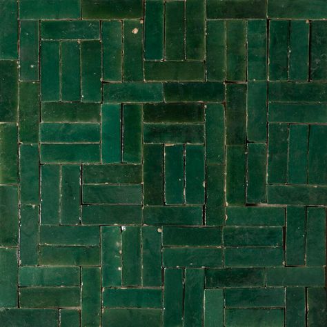 Emerald Glazed Rectangle - Jatana Interiors Terracotta Interiors, Emerald Aesthetic, Green Moroccan Tile, Moroccan Tiles Kitchen, Moroccan Tile Bathroom, Moroccan Tile Backsplash, Indochine Interior, Thai Alphabet, Moroccan Tiles Pattern