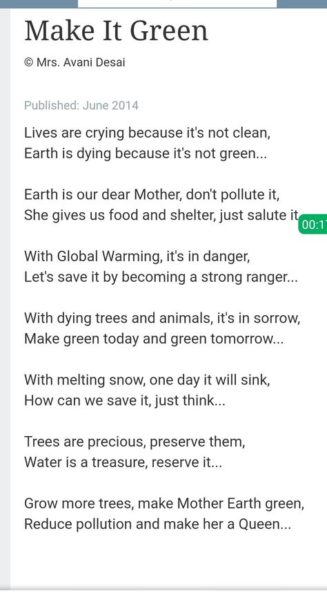 Environmental Day Speech, English Poem For Magazine, English Poem For Grade 2, Poem For Class 2 In English, English Elocution Poems, Poem Recitation For Grade 2, English Poems For School Magazine, Poems For Magazine, English Recitation For Class 3