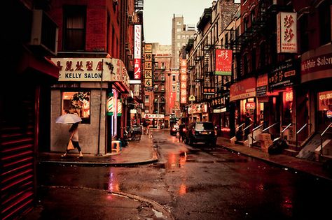 Fishion Herbs Spa New York Chinatown, Massage Place, City Rain, Chinatown Nyc, Rainy Street, Art Simple, City Wallpaper, Art Video, The Plaza