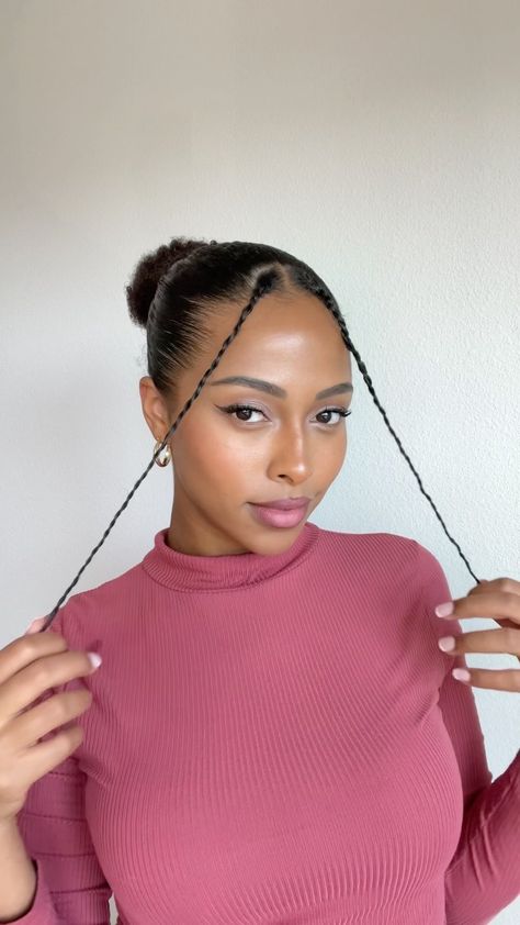 Kristina | Natural Hair’s Instagram profile post: “Quick tutorial of this sleek bun I’ve been doing recently 🤍 . . . . . . . . #sleekbun #type4hair #curlyhairstyles #curlyupdo #updo” Slick Back Bun Natural Hair 4c Tutorial, Sleek Back Bun, Fancy Short Hair, Easy Homecoming Hairstyles, Slick Back Bun, Sleek Back, Classy Hairstyles, Curly Updo, Sleek Bun