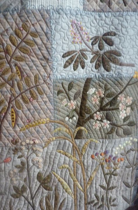 Yoko Saito Quilts, Caswell Quilt, Yoko Saito, Landscape Art Quilts, Japanese Patchwork, Japanese Quilts, Search Pins, Wool Quilts, Quilt Border